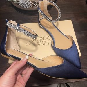 Brand new in box, only tried on.  Jewel by Badgley Mischka flats